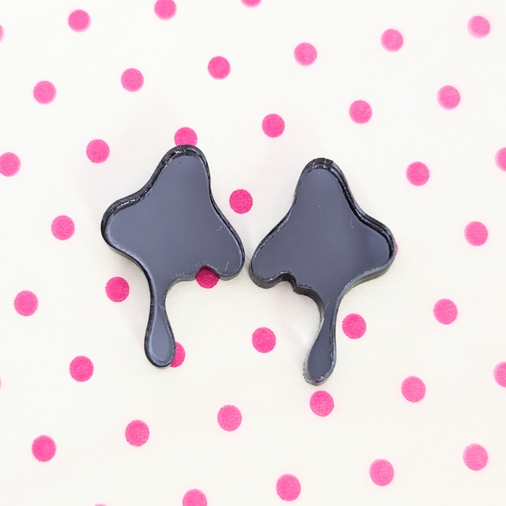 Mirror Drip Studs | Hypoallergenic - Picture 15 of 16
